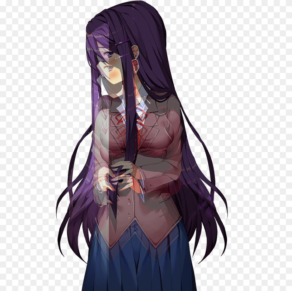 Do You Accept My Confession Morp Yuri Ddlc Justmo, Book, Comics, Publication, Adult Free Transparent Png