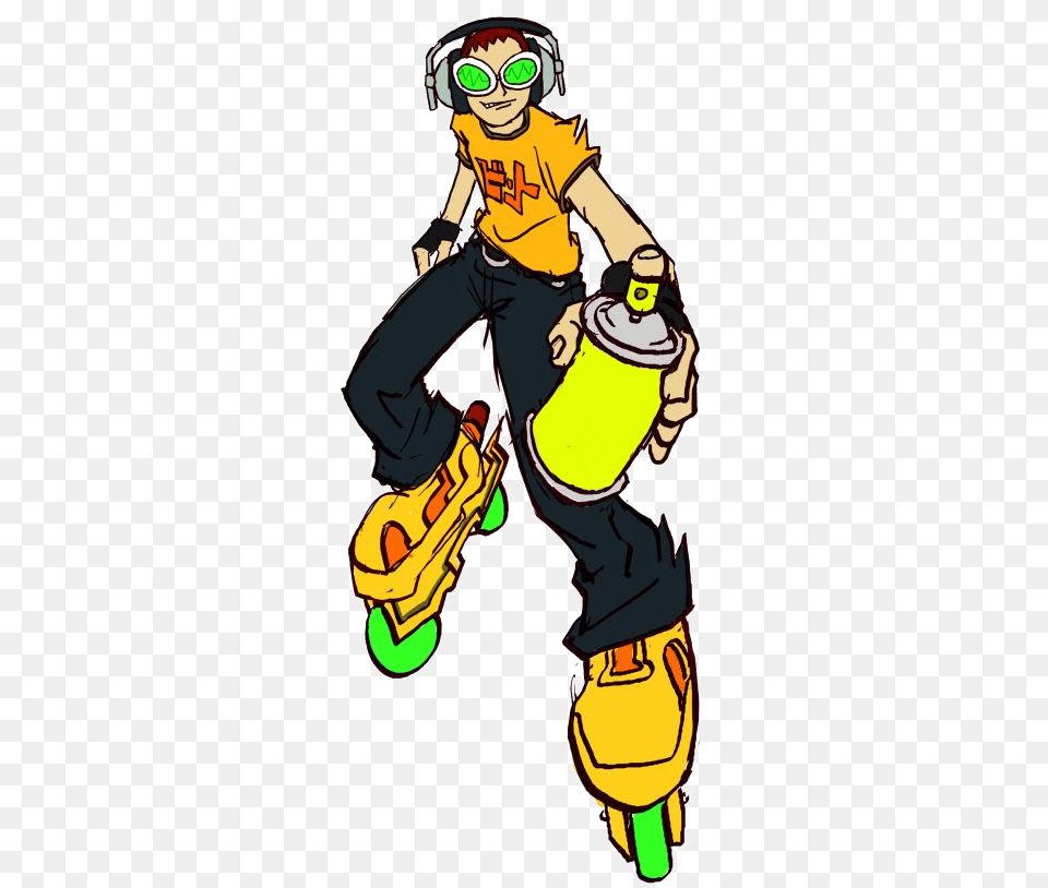 Do You Remember These Early 2000s Video Game Characters Beat Jet Set Radio, Person, Face, Head, Cartoon Free Png