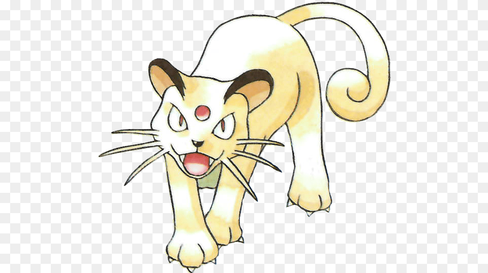 Do You Think Giovanni39s Persian Is Shiny Archive Persian Gen 1 Sprite, Animal, Wildlife, Mammal, Cougar Free Png Download