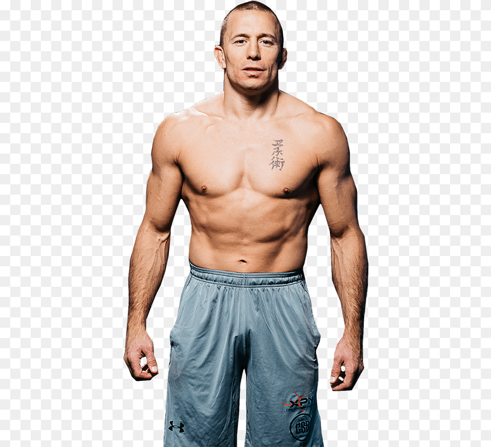 Do You Think This Will Happen Gsp Vs Habeeb This Will Georges St Pierre, Shorts, Clothing, Adult, Person Png