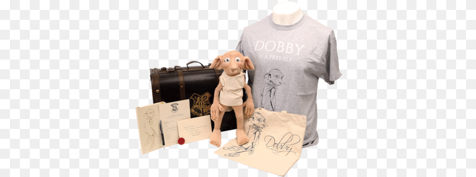 Dobby Hogwarts Gift Trunk Donkey, Clothing, T-shirt, Bag, Teddy Bear Png