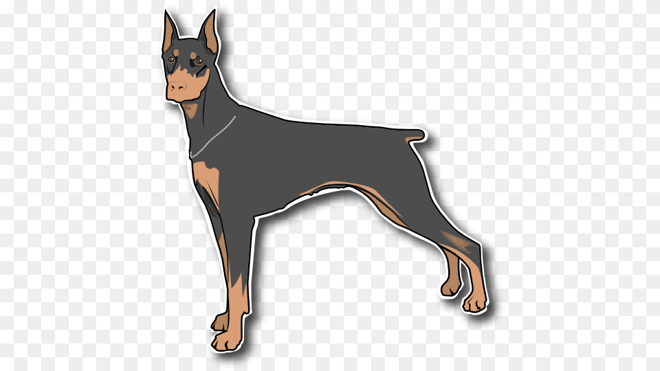 Doberman Cliparts Great Dane Clipart, Animal, Canine, Dog, Mammal Free Png Download