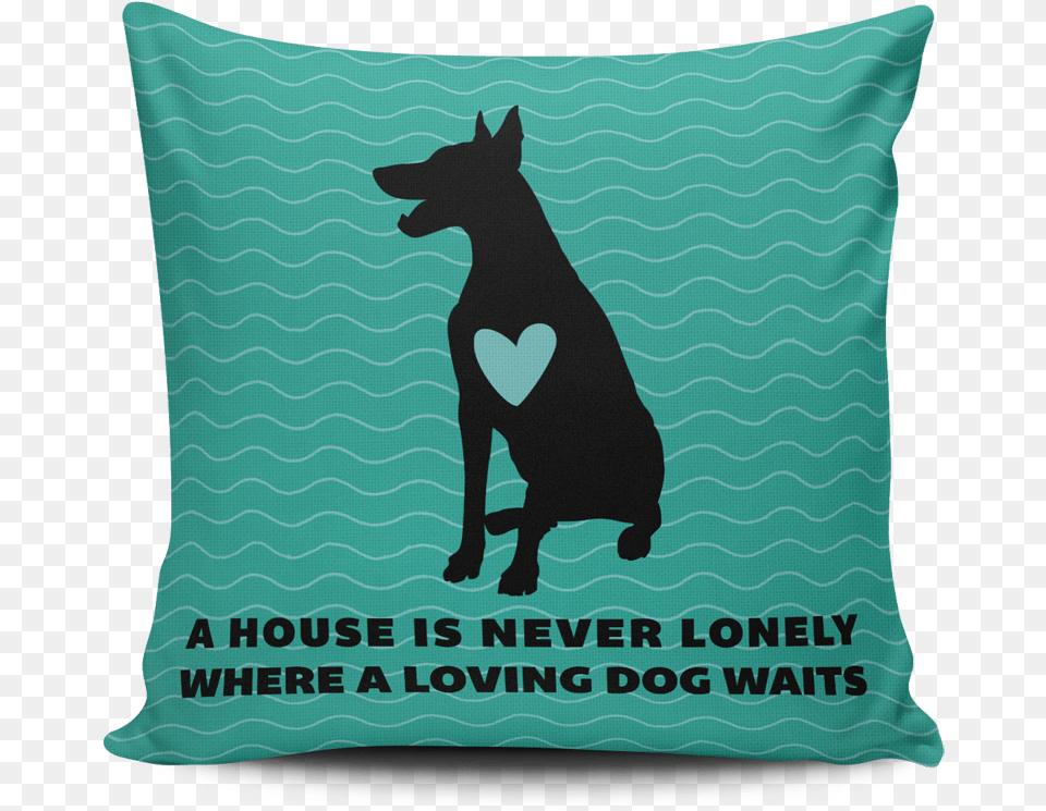 Doberman Fr Aqua Original Dobermann, Cushion, Home Decor, Pillow, Animal Png