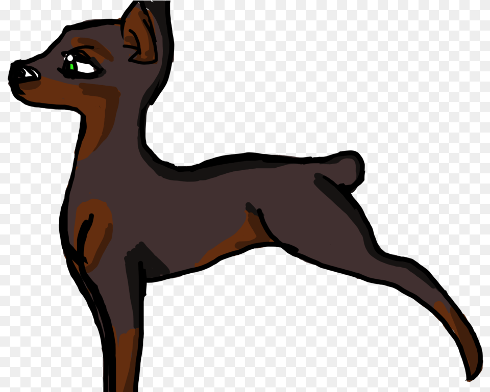 Doberman Pinscher Clipart Big Dog Miniature Pinscher, Animal, Deer, Mammal, Wildlife Free Transparent Png