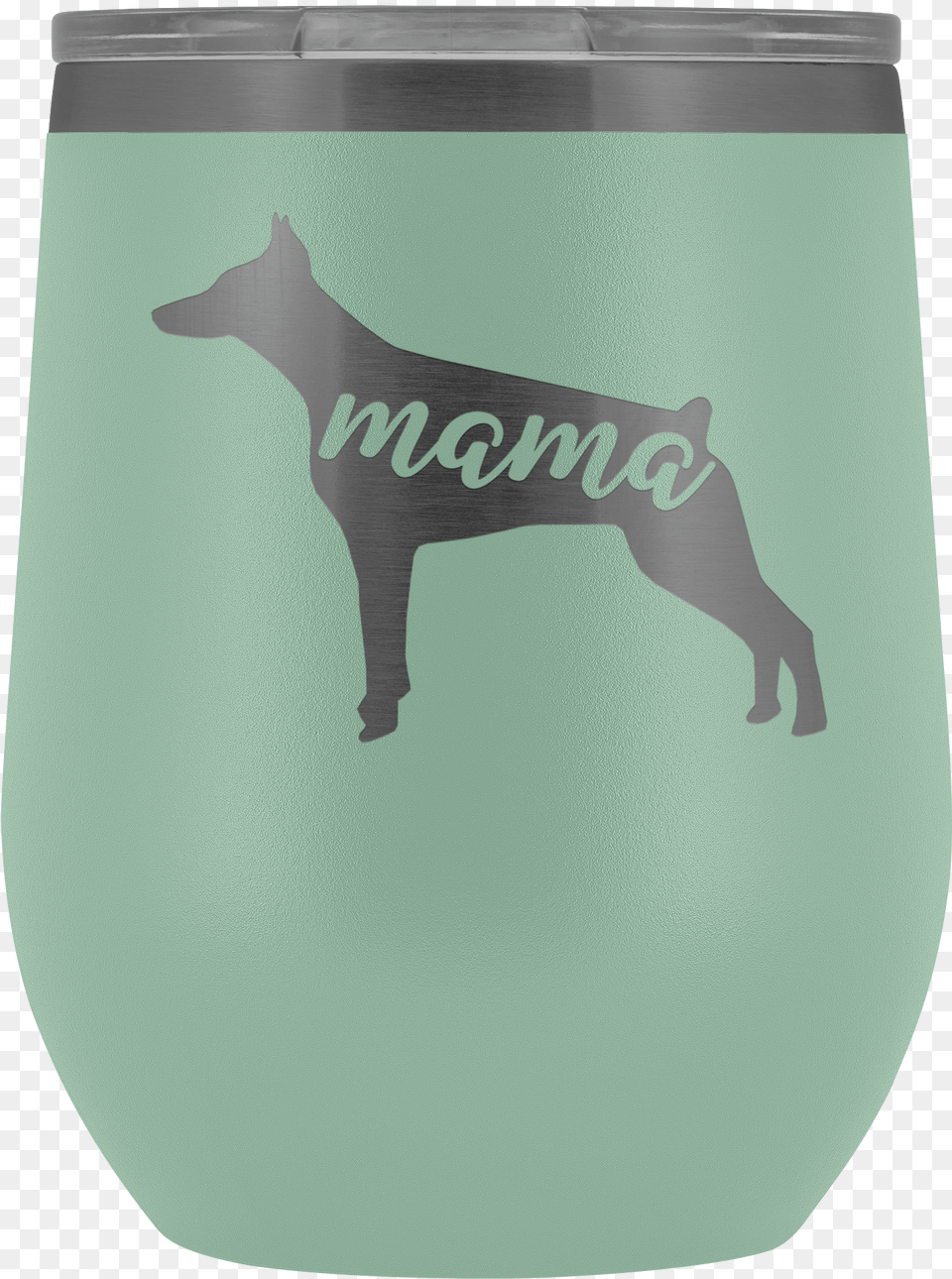 Doberman Pinscher Mama Wine Tumbler With Lid Dog Mom Dobermann, Jar, Animal, Horse, Mammal Free Png