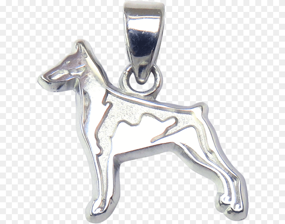 Doberman Pinscher Pendant Dobermann, Accessories, Silver Free Png Download