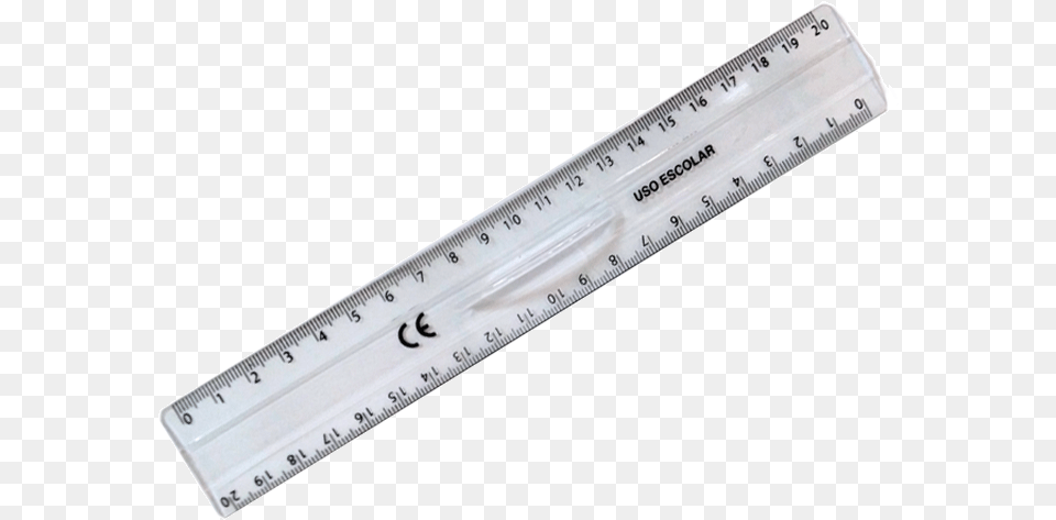 Doble Decmetro 20 Cm Ruler, Chart, Plot, Blade, Razor Png Image