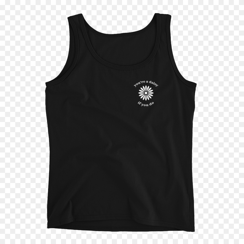 Doc Holliday Daisy Black Womens Tank, Clothing, Tank Top, Vest Free Transparent Png