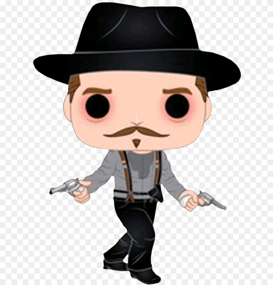 Doc Holliday Funko Pop, Person, Face, Head Free Transparent Png