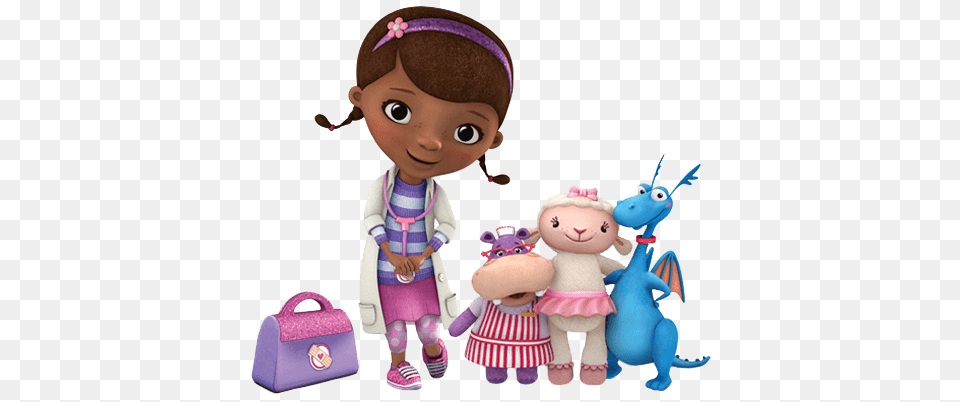 Doc Mcstuffins And Friends, Doll, Toy, Bag, Accessories Free Png