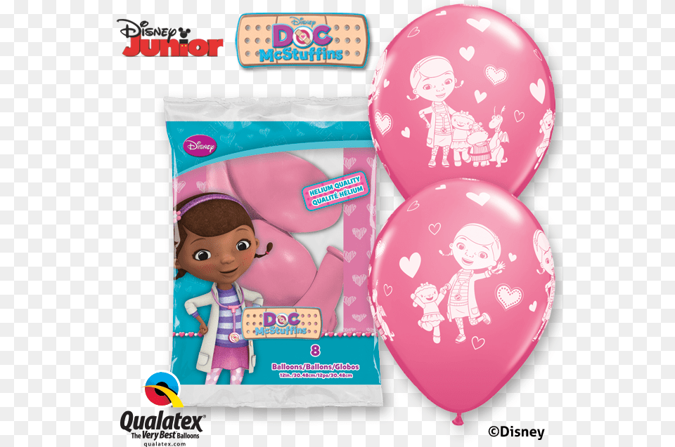 Doc Mcstuffins Balloons 6pcs 11 Inch Balloons, Balloon, Doll, Toy, Baby Png