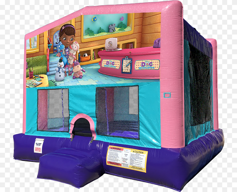 Doc Mcstuffins Bouncer Peppa Pig Bouncer, Inflatable, Play Area, Baby, Person Free Png