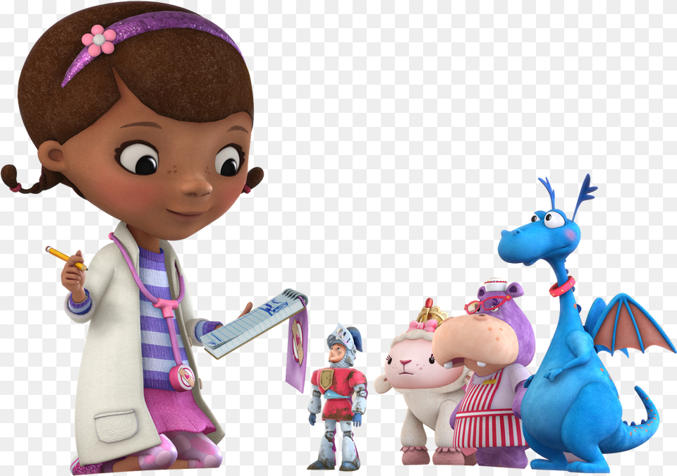 Doc Mcstuffins Characters Clipart, Doll, Toy, Person, Baby Png Image