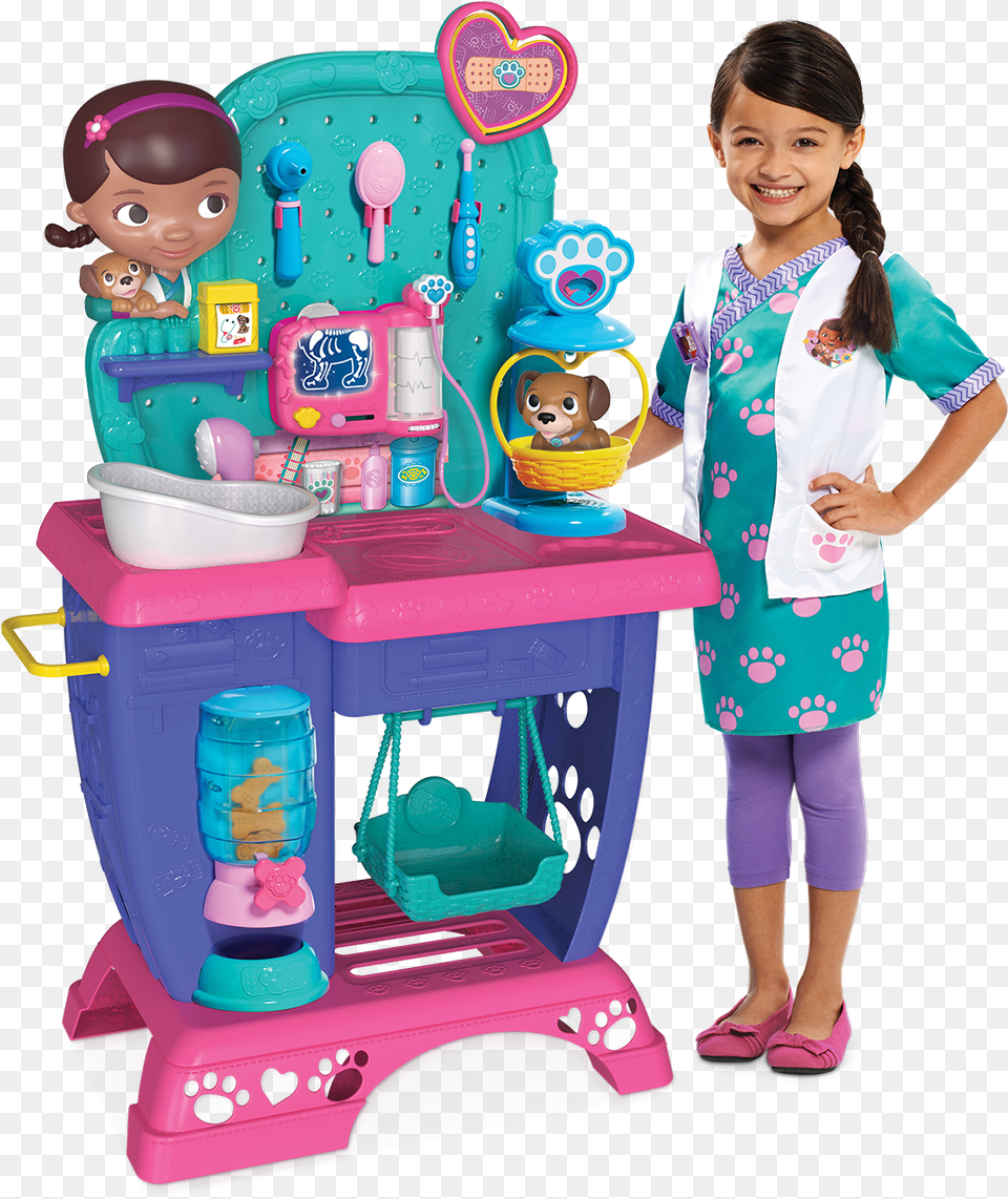 Doc Mcstuffins Check Up Center, Child, Person, Female, Girl Free Png Download