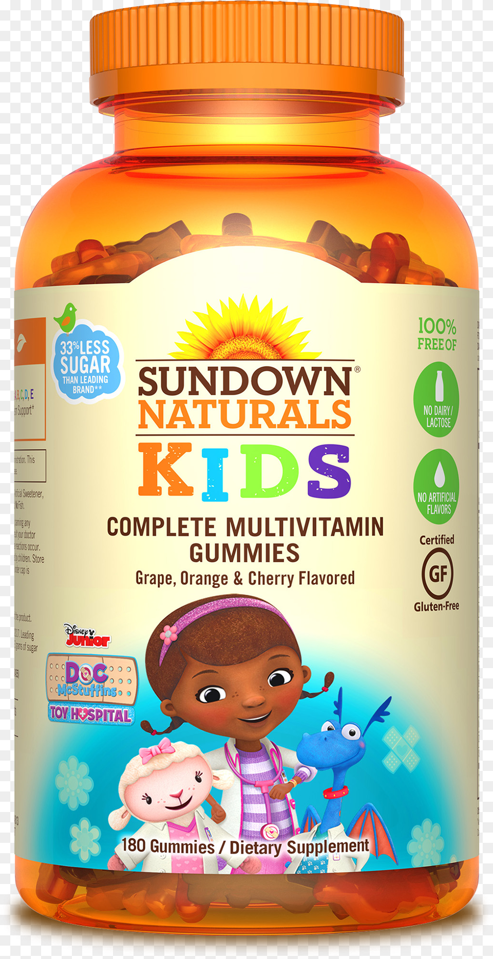 Doc Mcstuffins Complete Multivitamin Gummies Sundown Naturals Kids Avengers Complete Multivitamin, Herbal, Herbs, Plant, Doll Free Png