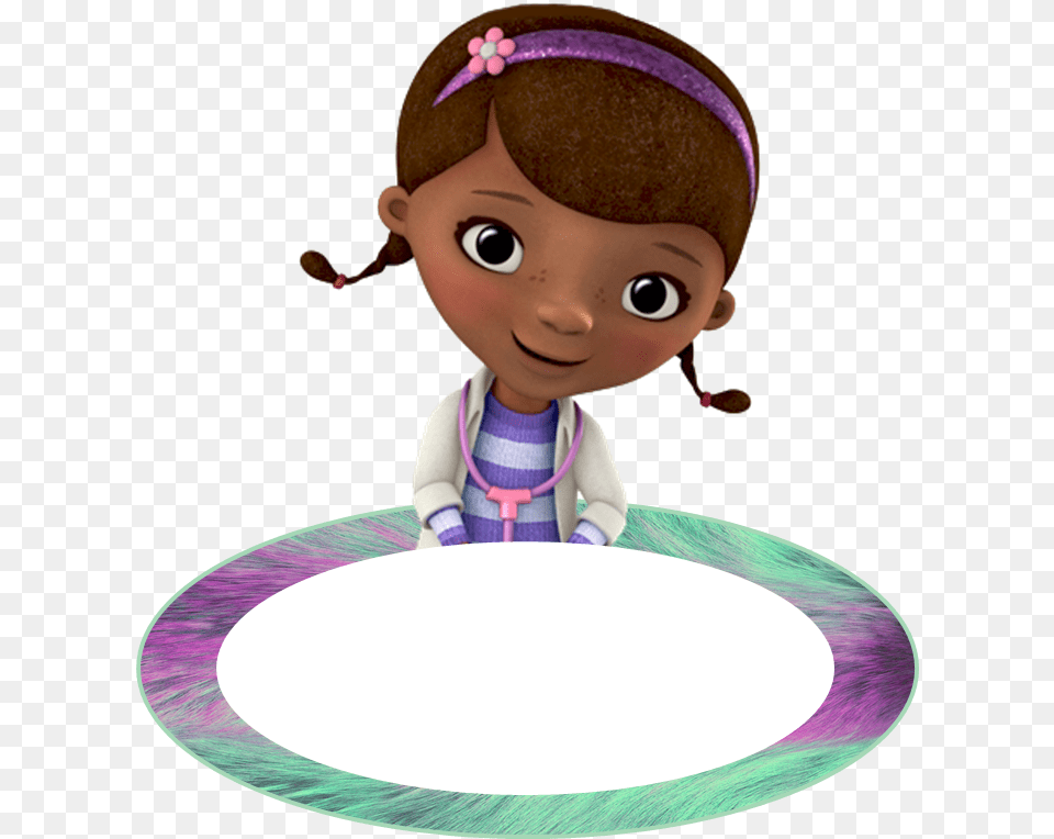 Doc Mcstuffins Printable Name Tags Doctor Mcstuffins, Doll, Toy, Face, Head Png