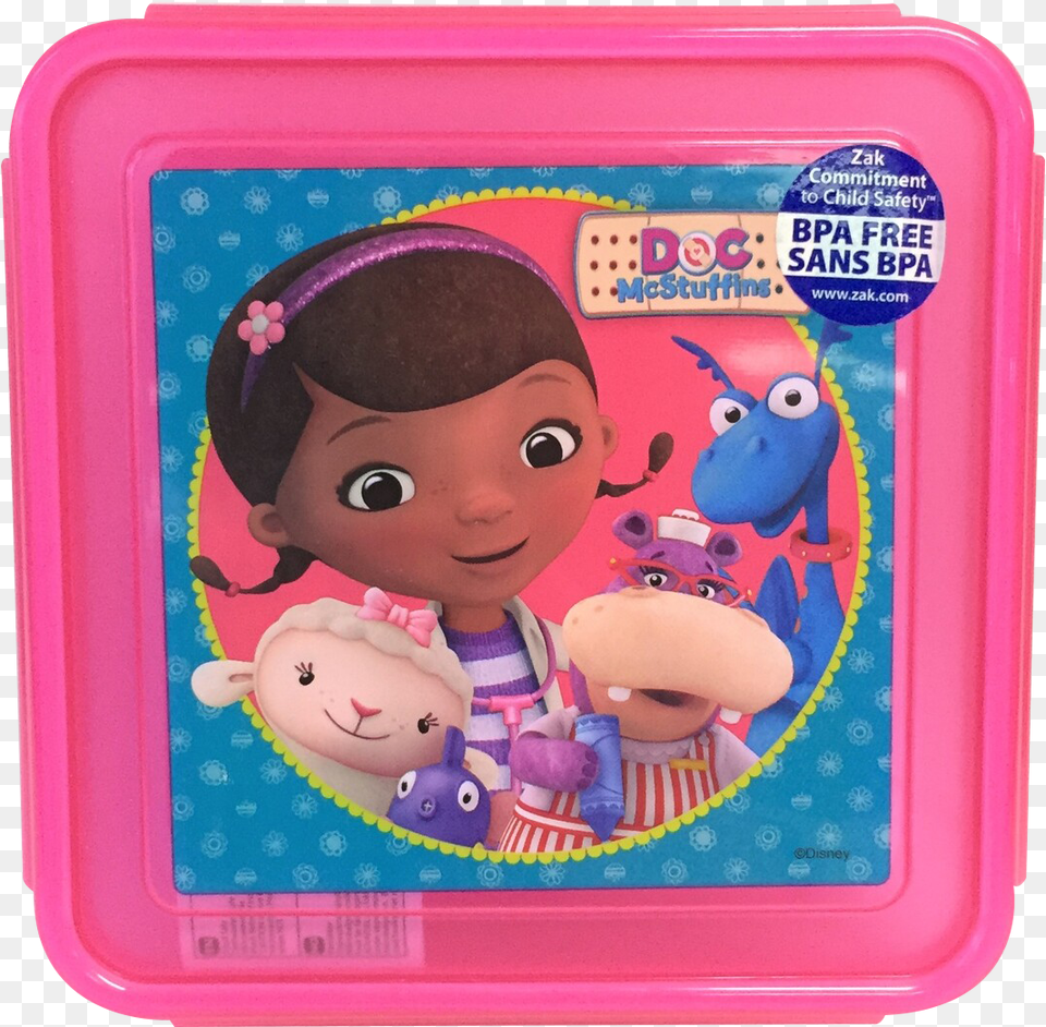 Doc Mcstuffins Sandwich Container Cartoon, Doll, Toy, Face, Head Png Image