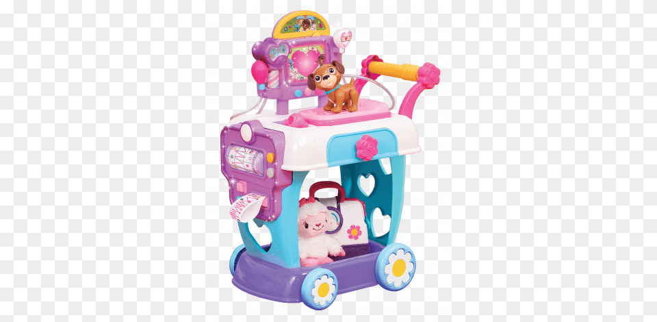 Doc Mcstuffins Toy Hospital Care Cart, Birthday Cake, Cake, Cream, Dessert Free Png