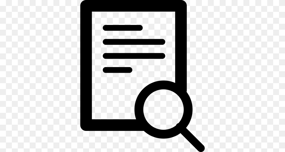 Doc Search Doc Document Icon With And Vector Format For, Gray Free Png