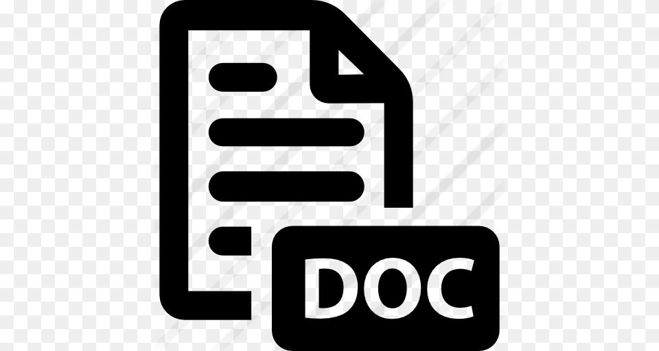 Doc Symbol, Gray Free Png Download