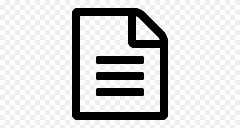 Doc Text Doc Document Icon With And Vector Format For, Gray Free Transparent Png