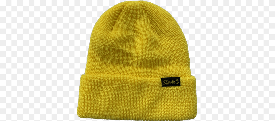 Dock Beanie Yellow Knit Cap, Clothing, Hat Png Image