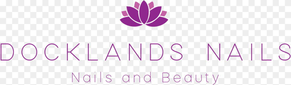 Dockland Nails Logo, Purple, Flower, Plant Free Png
