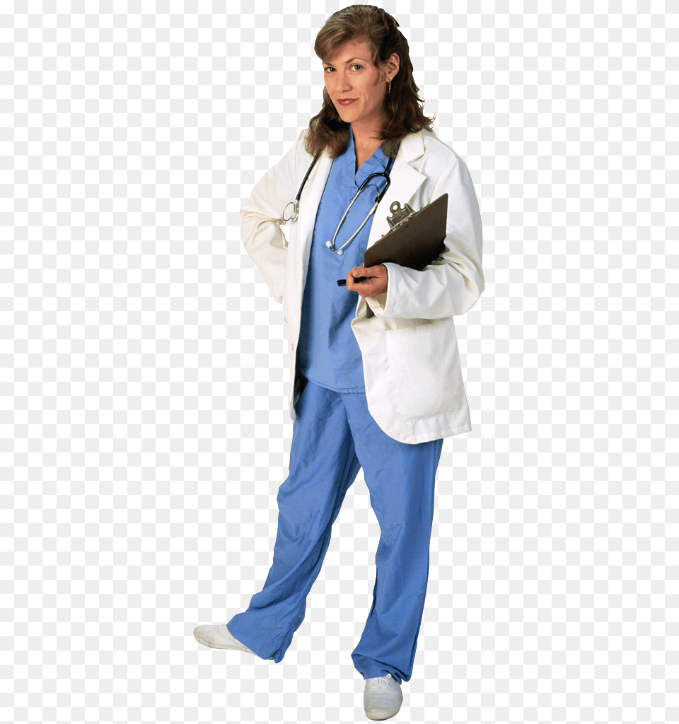 Doctor, Clothing, Coat, Lab Coat, Adult Free Png Download