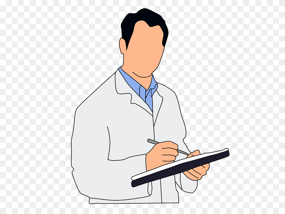 Doctor Lab Coat, Clothing, Coat, Person Png Image