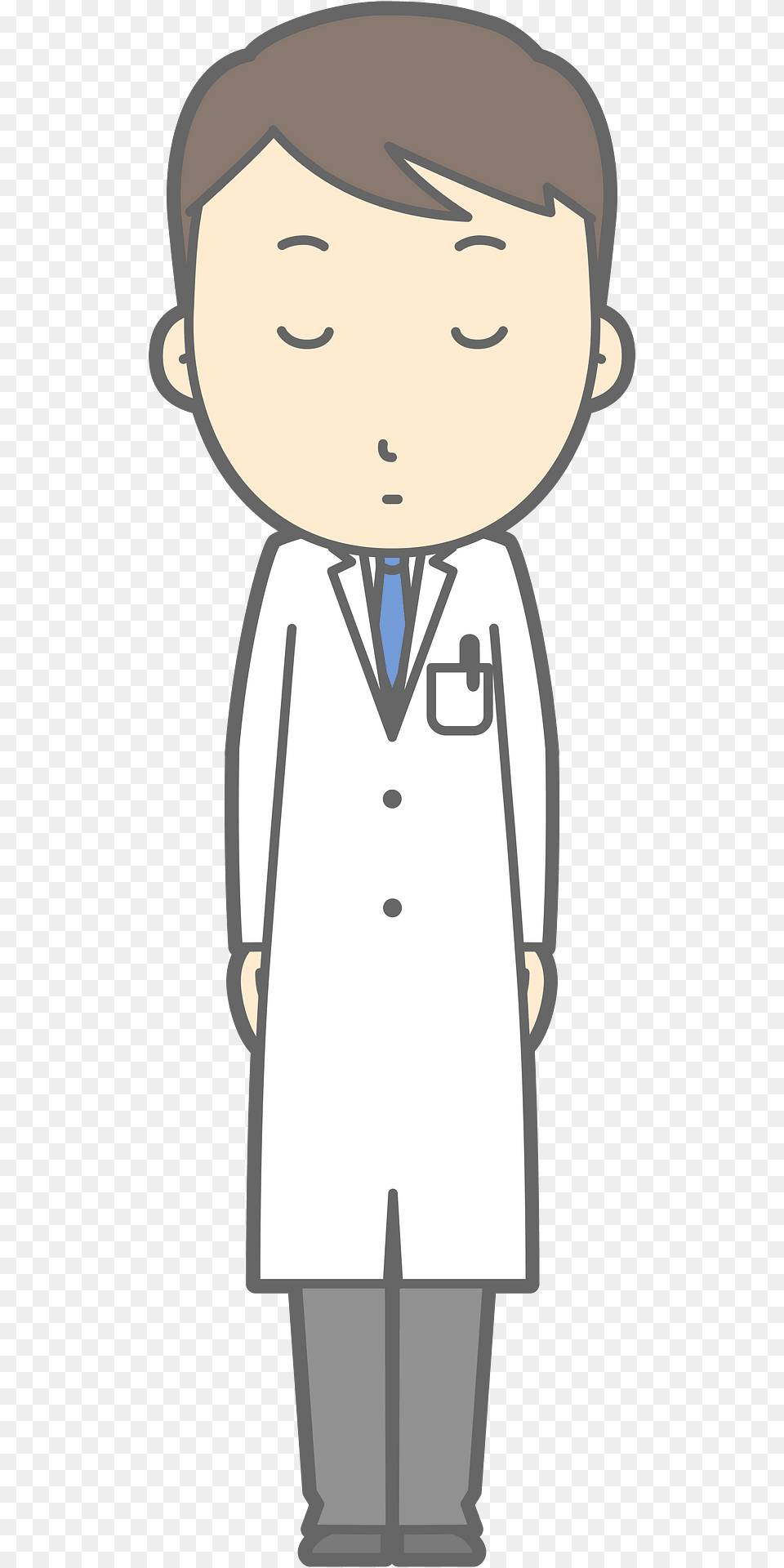 Doctor Bow Clipart, Clothing, Coat, Lab Coat, Person Png