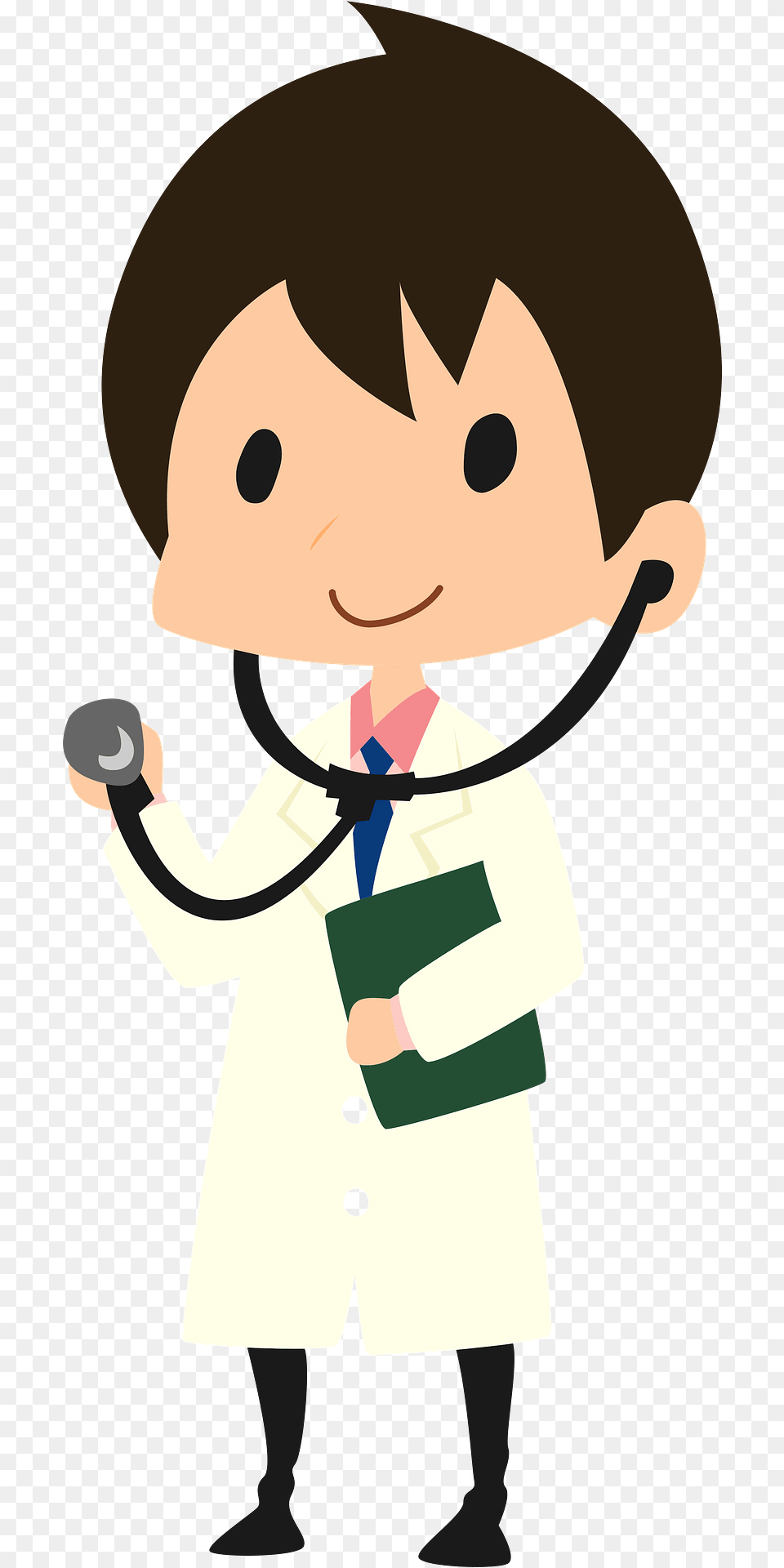Doctor Clipart, Clothing, Coat, Lab Coat, Person Png Image