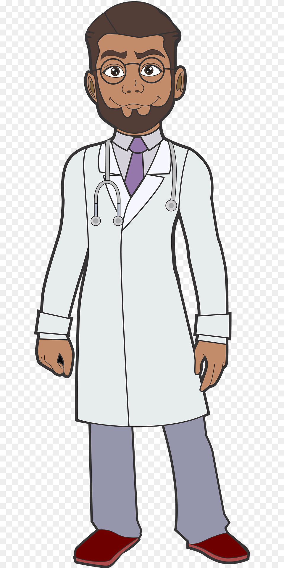 Doctor Clipart, Clothing, Coat, Lab Coat, Person Png Image