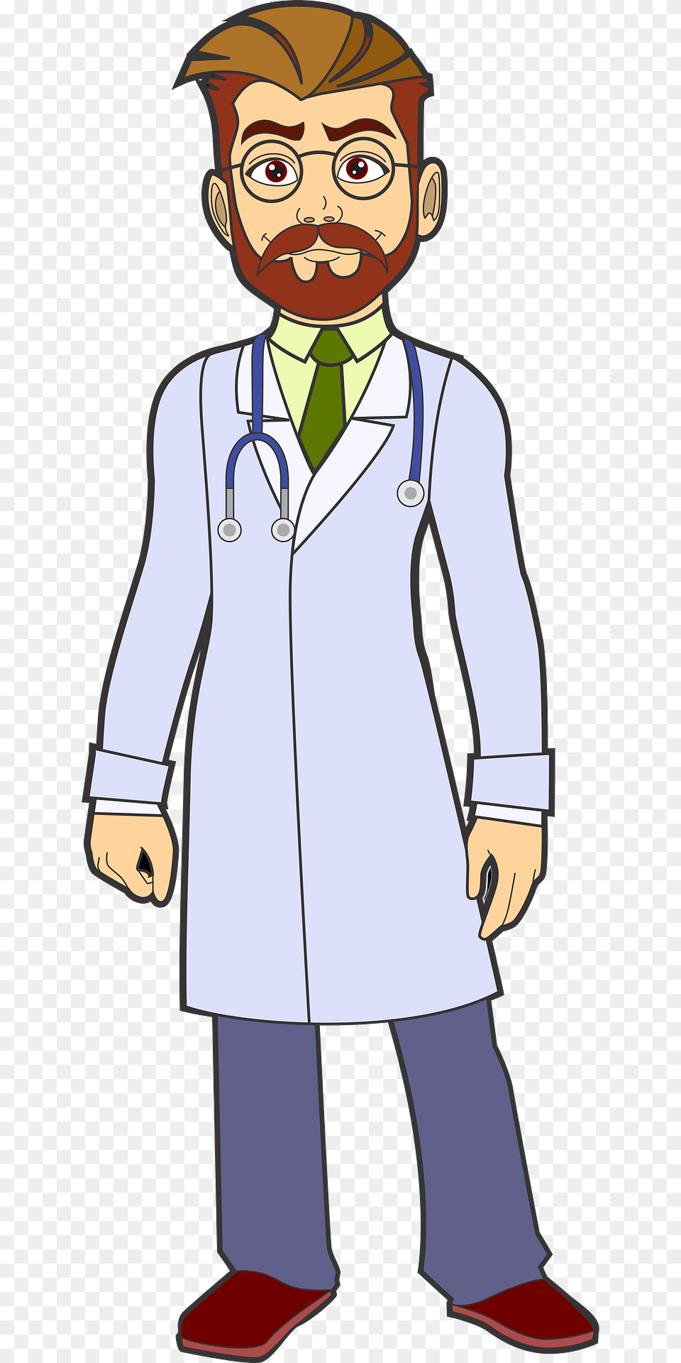 Doctor Clipart, Clothing, Coat, Lab Coat, Person Png Image