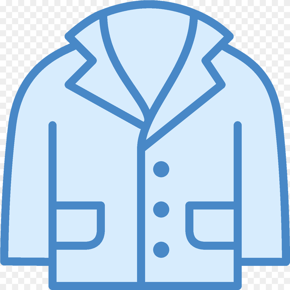 Doctor Coat Clipart Coat Dibujo, Clothing, Knitwear, Sweater Free Transparent Png