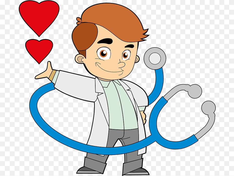 Doctor Dentist Stethoscope Vector Graphic On Pixabay Happy, Baby, Person, Face, Head Free Png