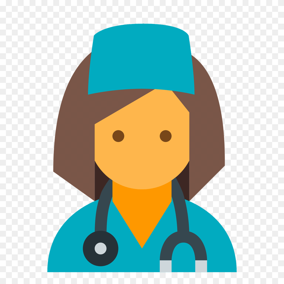 Doctor Female Icon, Clothing, Coat, Hat, Person Free Png Download