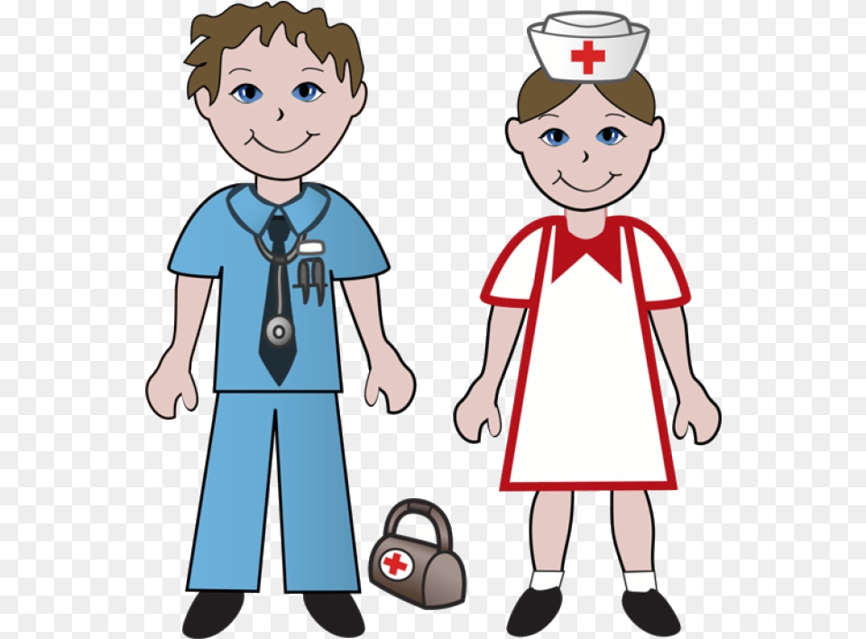 Doctor Free Clip Art Of Doctors And Nurses Nurse Clipart Doctor And Nurse Clipart, Baby, Person, Face, Head Png Image