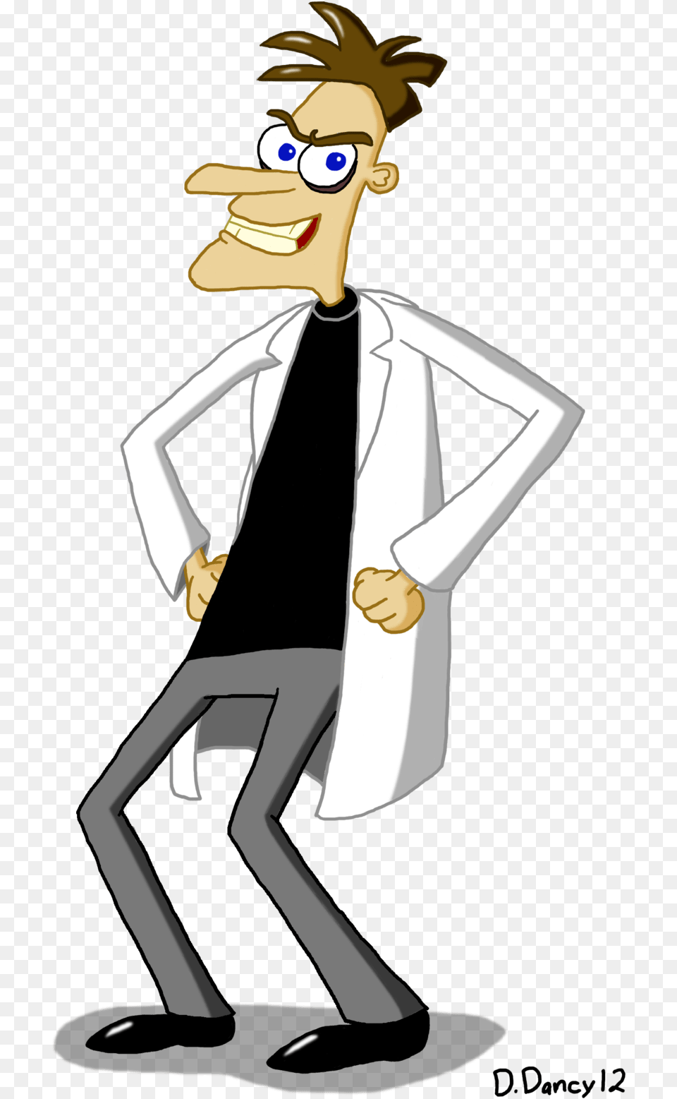 Doctor Heinz Doofenshmirtz, Clothing, Coat, Person, Book Png