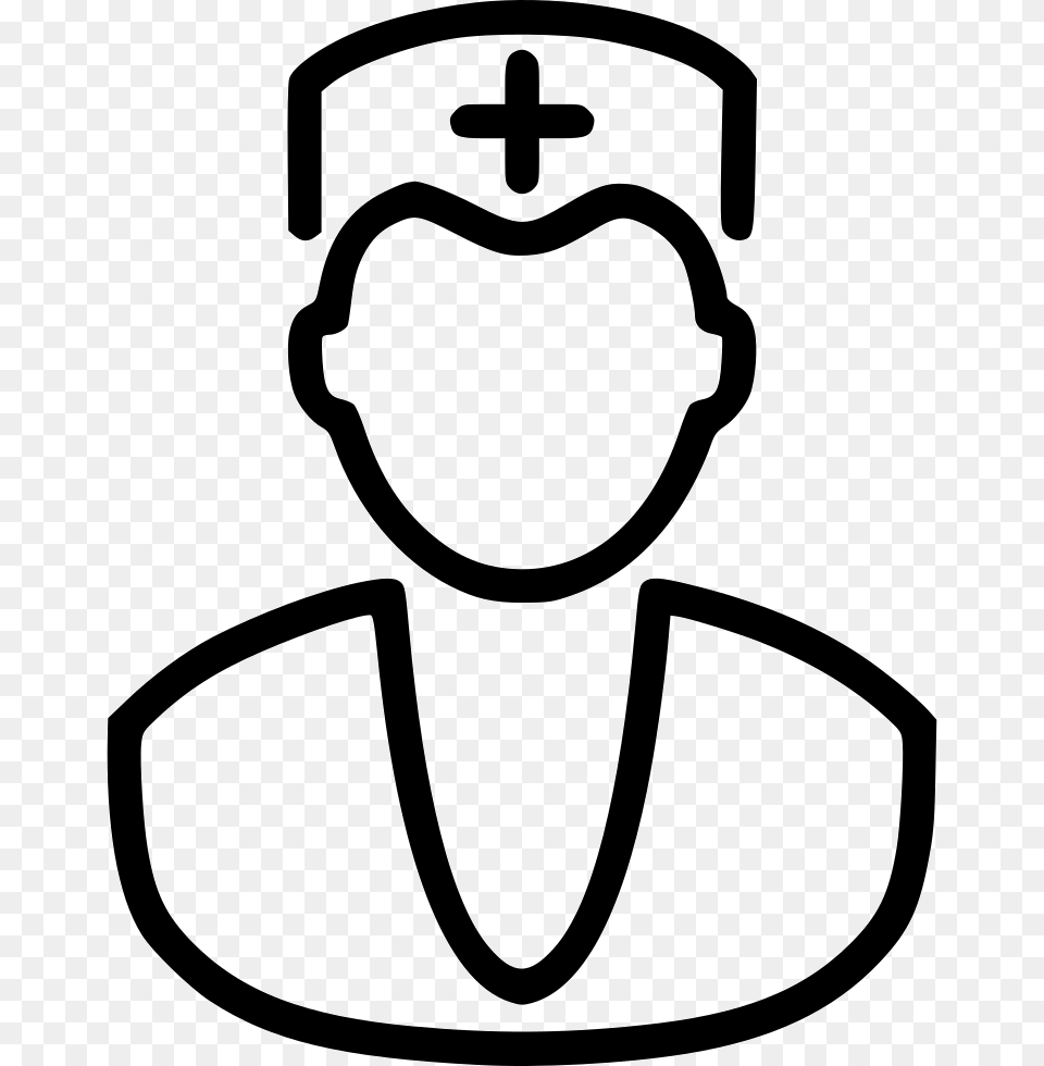 Doctor Hospital Nurse Icon Download, Stencil, Smoke Pipe, Symbol Free Transparent Png