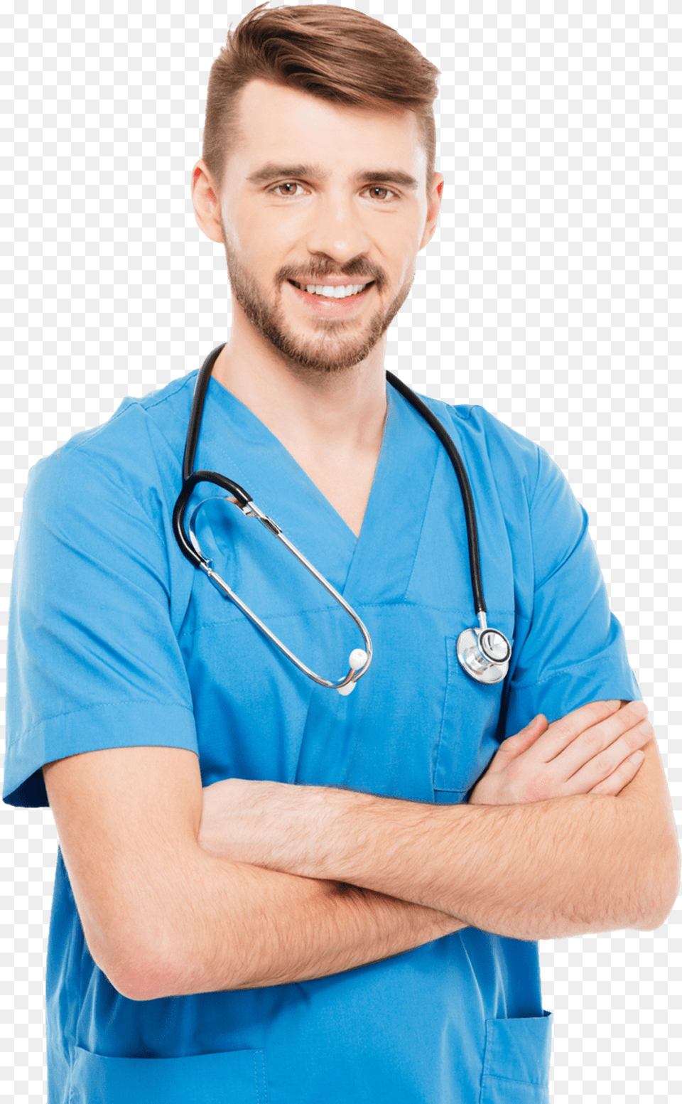 Doctor In Blue, Adult, Male, Man, Person Png