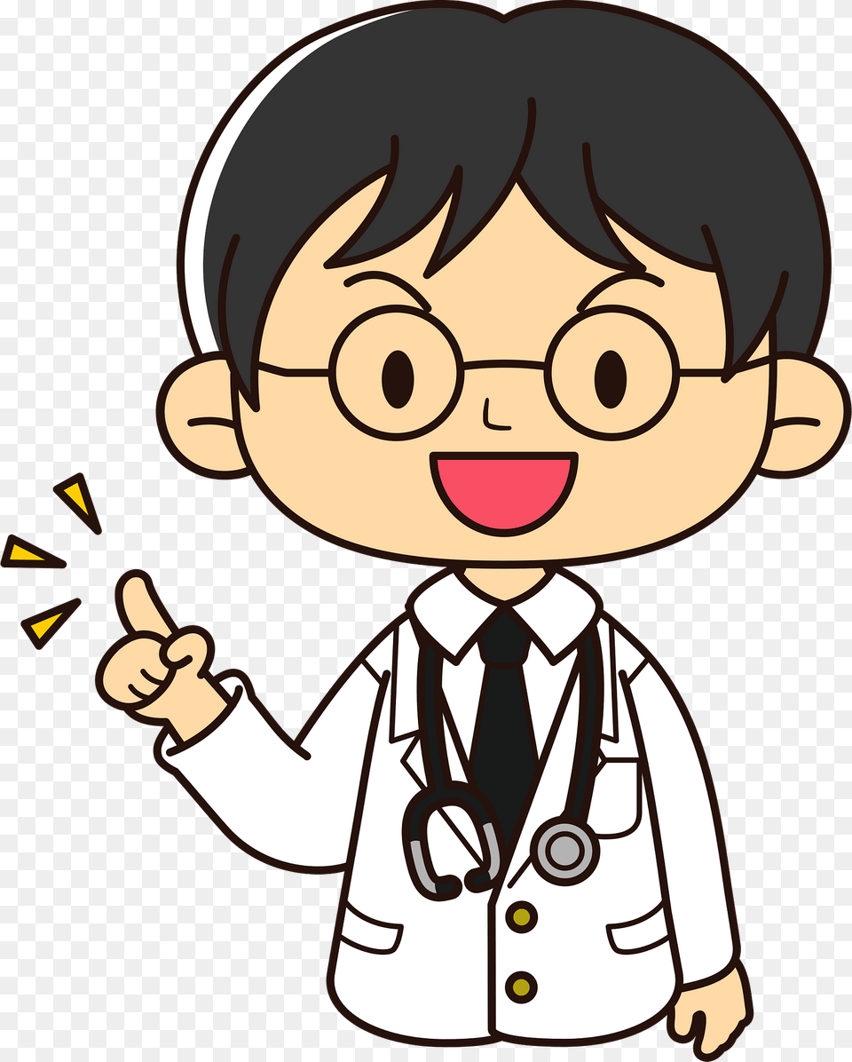 Doctor Is Giving Advice Clipart, Clothing, Coat, Baby, Person Png