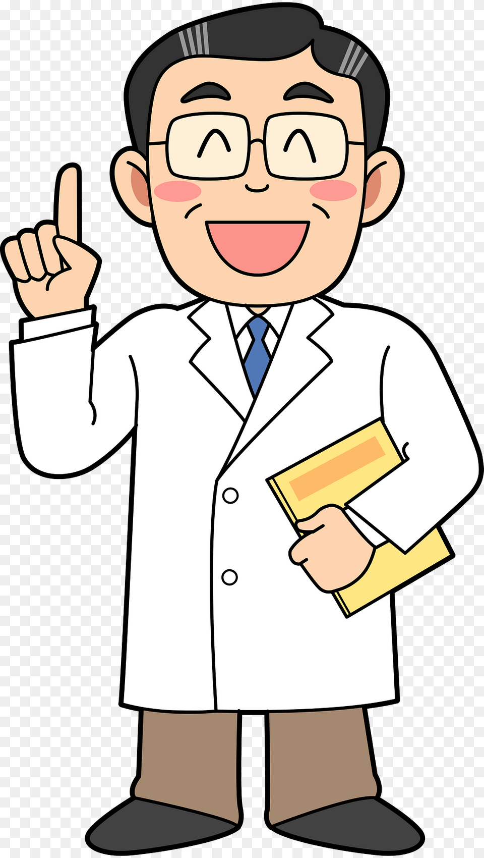 Doctor Is Giving Advice Clipart, Lab Coat, Clothing, Coat, Person Png