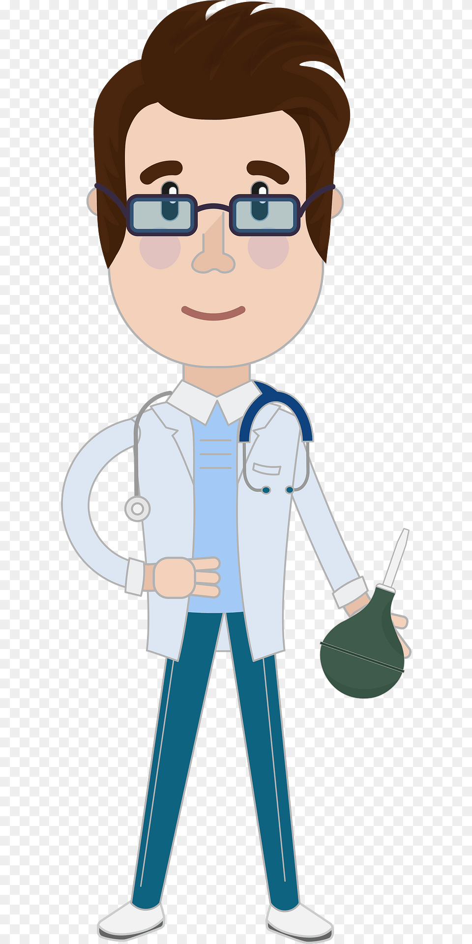 Doctor Keeps An Enema Clipart, Boy, Child, Male, Person Png Image