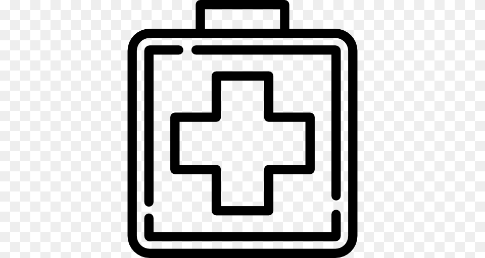 Doctor Medical Hospital First Aid Kit Health Care Healthcare, Gray Free Transparent Png