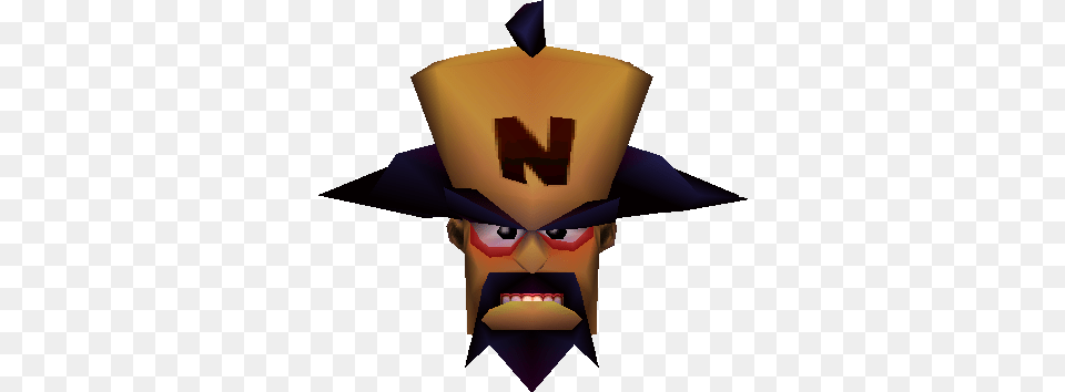 Doctor Neo Cortex Head In Vortex Crash Bandicoot 3 Crash Bandicoot Cortex Head, Symbol Free Png