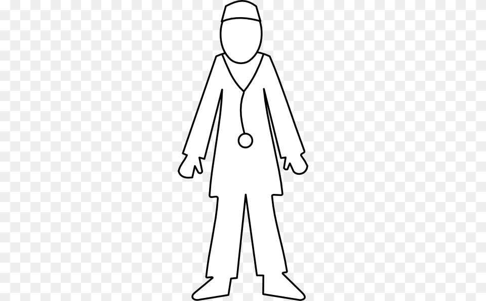 Doctor Outline Outlines And Clip Art, People, Person, Fashion, Clothing Free Transparent Png