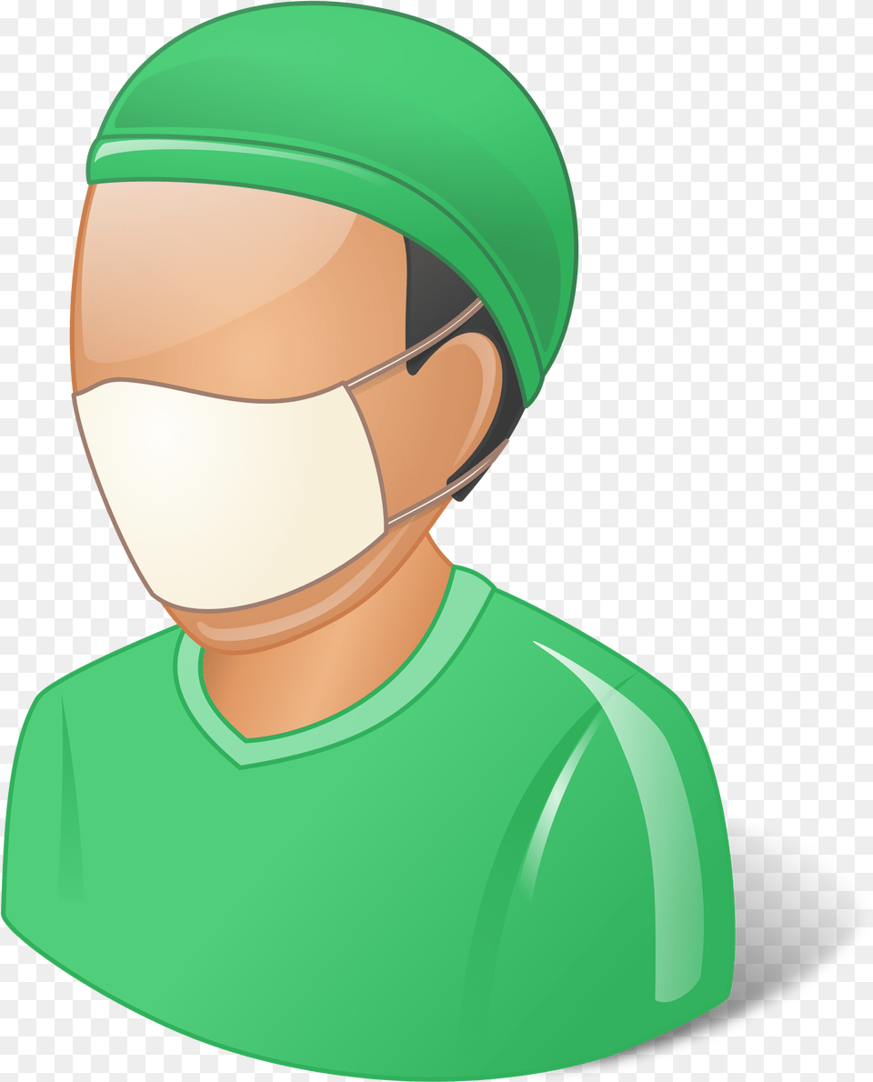 Doctor Person Surgeon Picture Surgeon, Cap, Clothing, Hat, Bathing Cap Free Png Download