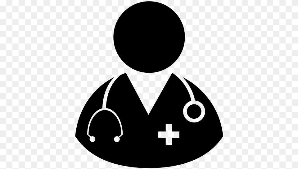 Doctor Physician Md Medical Practitioner Clinician Doctor Clipart Black And White, Gray Png Image