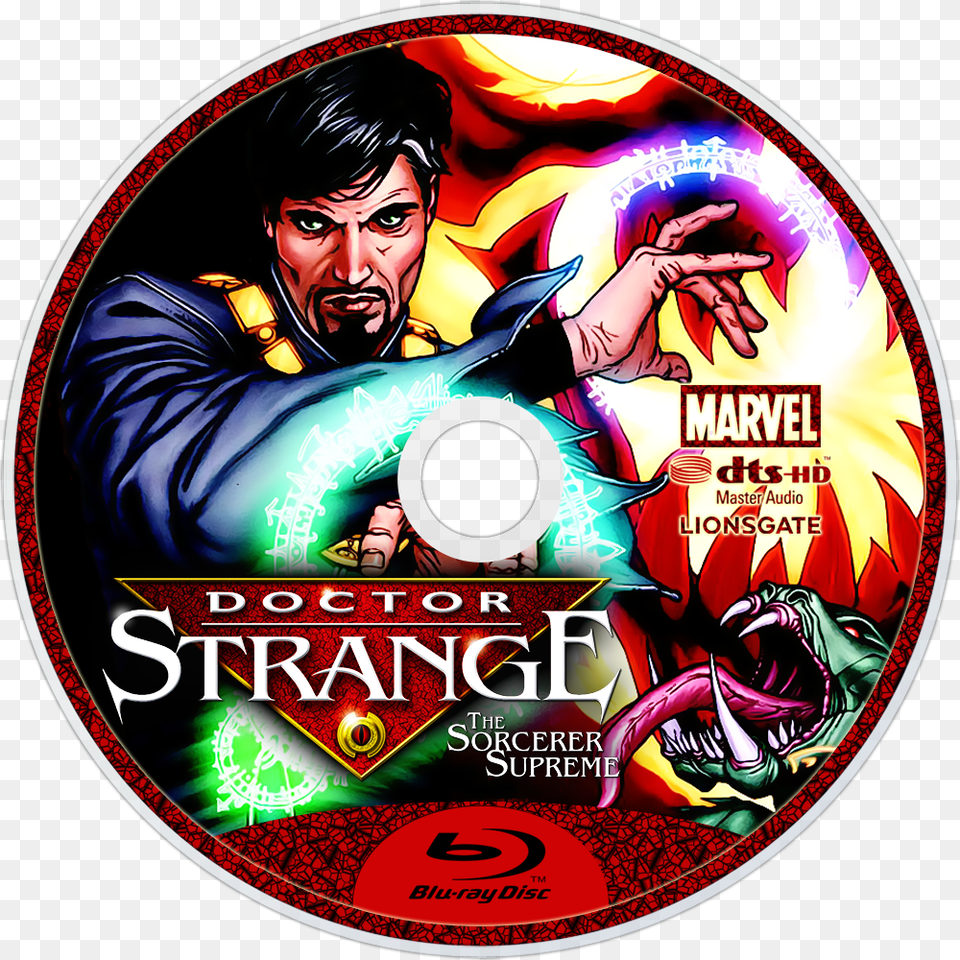 Doctor Strange 2007 Folder Icon, Disk, Dvd, Adult, Male Png Image