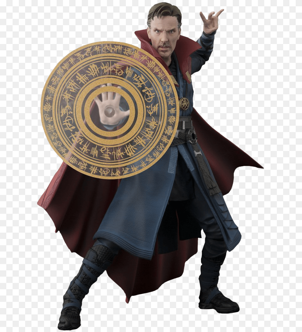 Doctor Strange Amp Burning Flame S Sh Figuarts Doctor Strange Infinity War, Adult, Male, Man, Person Free Transparent Png